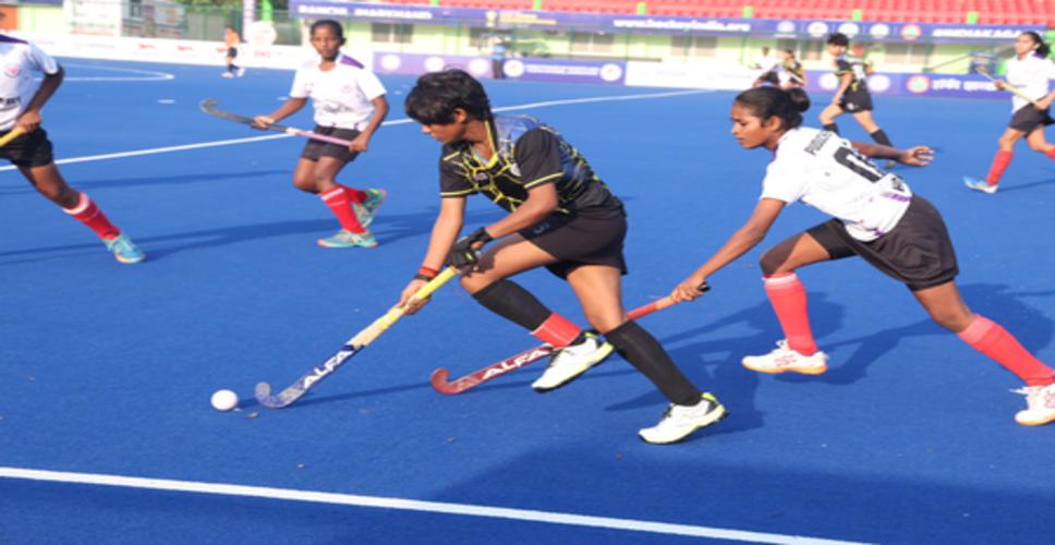 सब-जूनियर महिला नेशनल हॉकी: चौथे दिन पुडुचेरी-केरल, चंडीगढ़, हिमाचल, तमिलनाडु और दिल्ली ने दर्ज की जीत
