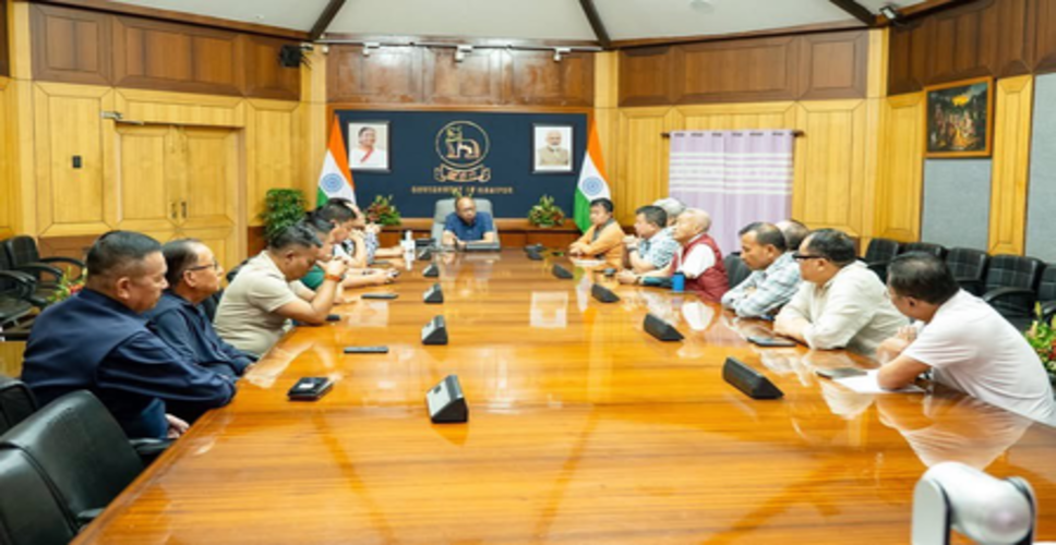 मणिपुर: ट्रोंगलाओबी की घटना को लेकर सीएम ने की ऑल पार्टी मीटिंग, लोगों से शांत रहने की अपील