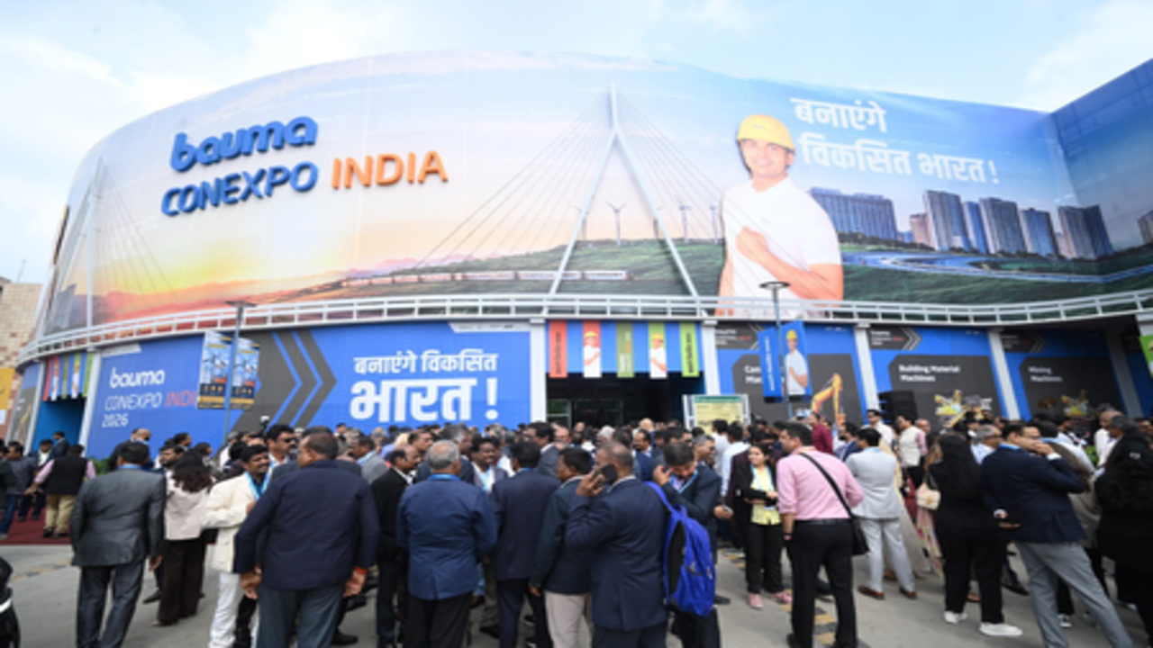 ग्रेटर नोएडा में शुरू हुआ बाउमा कॉनएक्सपो इंडिया 2026, 1100 से अधिक कंपनियां ले रहीं हिस्सा