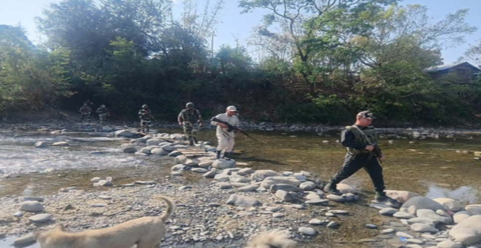 बीएसएफ जवान की हत्या के बाद मणिपुर में तलाशी अभियान जारी, 21 अवैध बंकर नष्ट किए गए