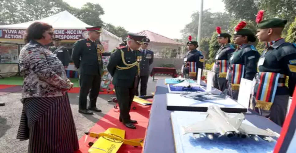 एनसीसी गणतंत्र दिवस शिविर में पहुंचे सीडीएस, युवाओं को दी प्रेरणा