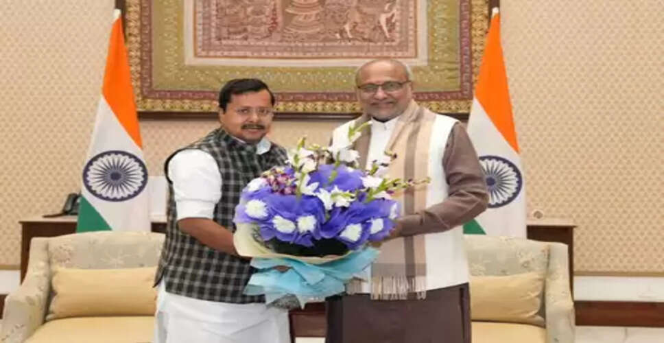 भाजपा के राष्ट्रीय कार्यकारी अध्यक्ष नितिन नबीन ने उपराष्ट्रपति सीपी राधाकृष्णन से की शिष्टाचार भेंट