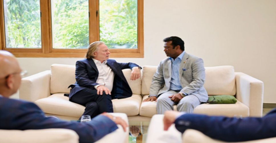 लिएंडर पेस ने भारत में ऑस्ट्रेलिया के राजदूत से की मुलाकात, फिलिप ग्रीन ने साझा की तस्वीर