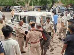 डीग में जमीन विवाद ने लिया हिंसक रूप, फुटेज में देंखे फायरिंग में 10 लोग घायल
