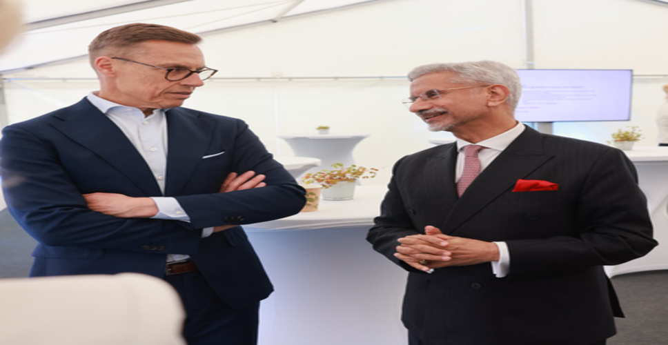 विदेश मंत्री जयशंकर ने फिनलैंड के राष्ट्रपति के साथ भू-राजनीतिक स्थिति पर की चर्चा
