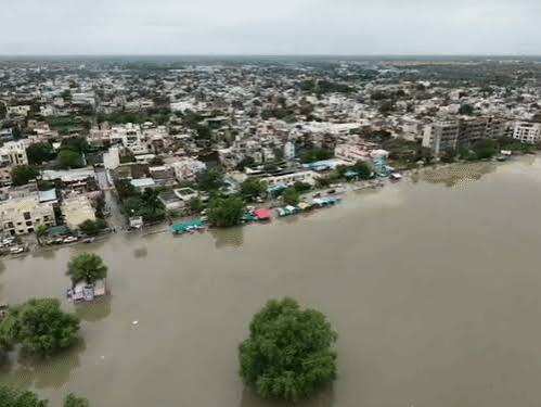 सरदारशहर में मूसलाधार बारिश, एक घंटे में 70 एमएम वर्षा से जलभराव