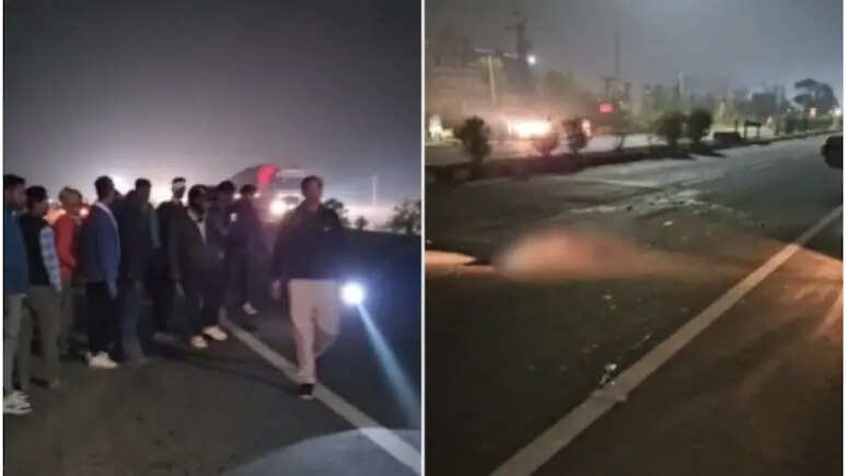 भरतपुर में हाइवे पर एक्सीडेंट के बाद 1 घंटे तक शव के ऊपर से गुजरते रहे वाहन, किसी ने नहीं दी सूचना, टुकड़ों में ​बिखरी लाश