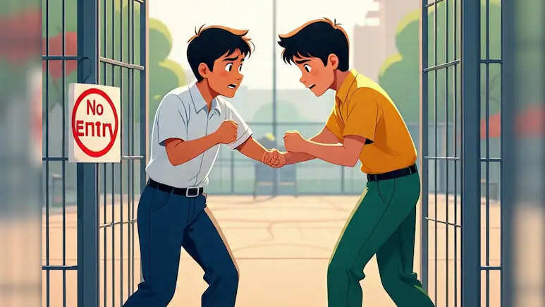 स्कूल के गेट पर पहुंचा छात्र, घात लगाकर बैठे 5 युवकों ने चाकू से कर दिया हमला