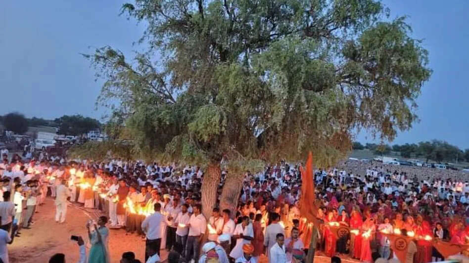 जयपुर में ओरण बचाओ पदयात्रा, वीडियो में देंखे भवानी निकेतन के पास रोकी गई रैली; पुलिस से हल्की झड़प