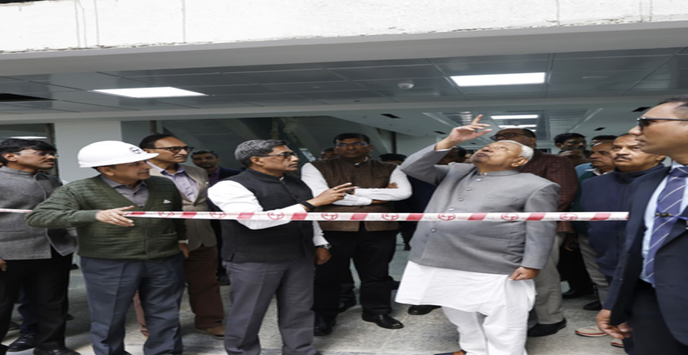 सीएम नीतीश ने पीएमसीएच पुनर्विकास निर्माणाधीन कार्यों का किया निरीक्षण, जल्द पूर्ण करने का दिया निर्देश