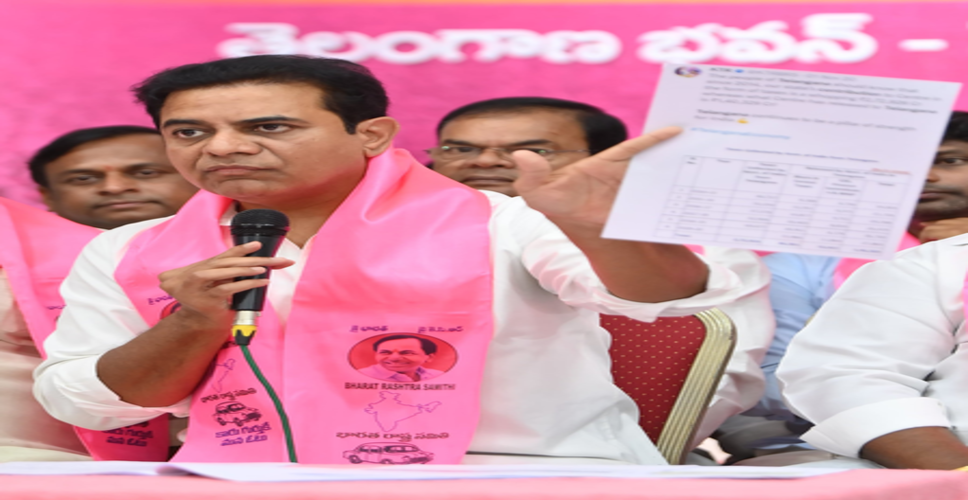 तेलंगाना के प्रति भाजपा में गहरी दुश्मनी: केटीआर