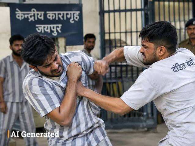 जयपुर सेंट्रल जेल में बंदियों के बीच मारपीट, पानी की बोतल भरने से मना करने पर विचाराधीन बंदी से की मारपीट