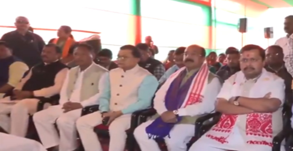 नितिन नवीन, भूपेंद्र पटेल, विष्णु देव साय और ब्रजेश पाठक समेत भाजपा नेताओं ने सुनी 'मन की बात'