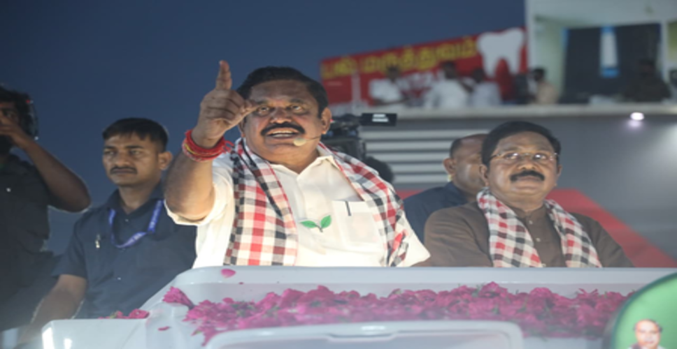 तमिलनाडु चुनाव: ईपीएस ने डीएमके पर हमला बोला, एआईएडीएमके का कावेरी मुद्दे पर बचाव किया