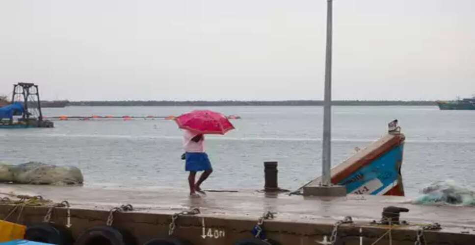 तमिलनाडु के 7 जिलों में मौसम संबंधी चेतावनी