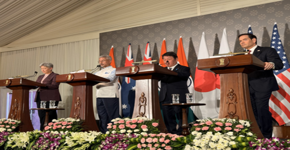 क्वाड की राय, 'आतंकवाद से निपटने के लिए निर्णायक और निरंतर अंतरराष्ट्रीय प्रयास जरूरी'
