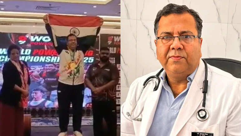 50 साल के राजस्थान के डॉक्टर ने उठाया 442 किलो वज़न, वर्ल्ड चैंपियनशिप में जीते 3 गोल्ड