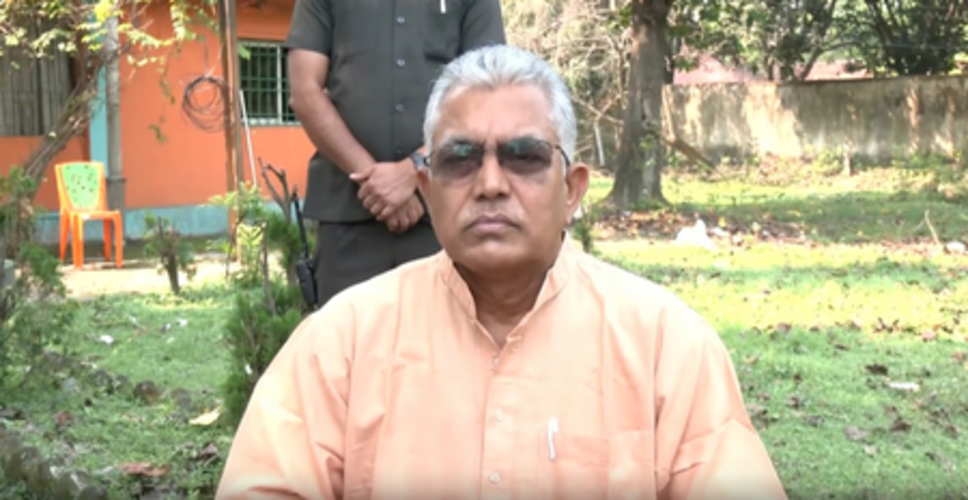 दिलीप घोष ने नामांकन से पहले टीएमसी पर साधा निशाना, बोले- बंगाल में बदलाव जरूरी, कानून व्यवस्था सुधारेंगे