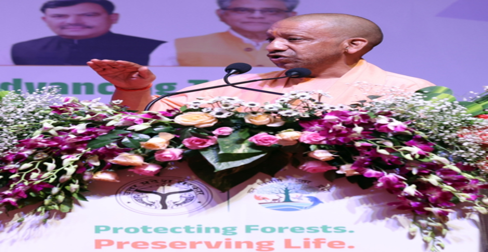 नौ साल में 242 करोड़ पौधे लगाए, उत्तर प्रदेश में बढ़ा वनाच्छादन और पौधरोपण अभियान: सीएम योगी