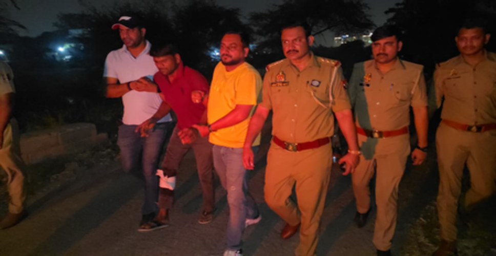 हत्याकांड का आरोपी पुलिस मुठभेड़ में गिरफ्तार, पत्नी की हत्या कर परिवार पर किया था जानलेवा हमला