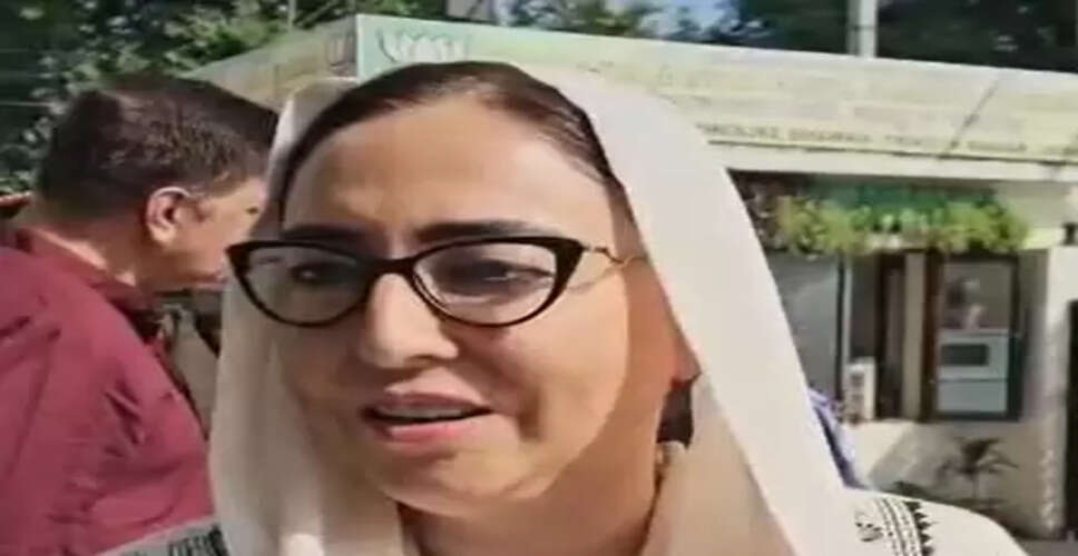 महिला आरक्षण विधेयक पर विपक्षी दलों को भी साथ आना चाहिए : दरख्शां अंद्राबी