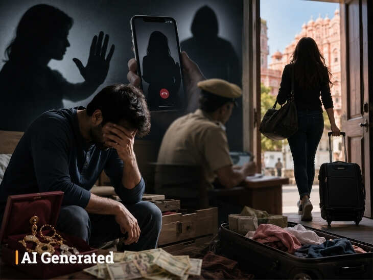 जयपुर में लिव-इन पार्टनर से ठगी और चोरी का मामला: गहने-कैश लेकर फरार, वीडियो में जाने ब्लैकमेलिंग और रेप केस की धमकी का आरोप