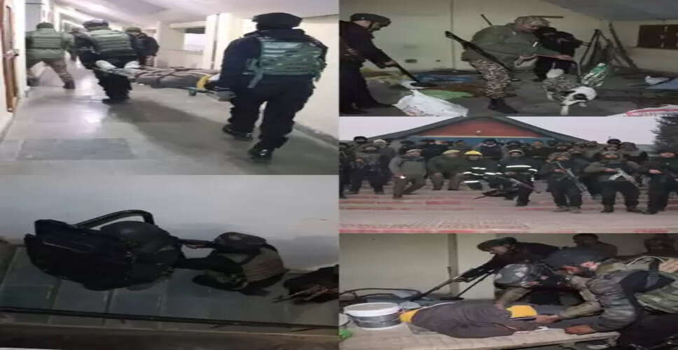 जम्मू-कश्मीर के बारामुला में बड़ा सुरक्षा अभ्यास, रेलवे स्टेशन और हाउसिंग कॉलोनी में मॉक ड्रिल