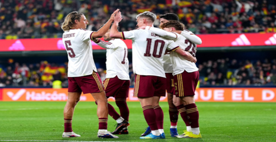 स्पेन ने सर्बिया को 3-0 से हराया, ओयार्जाबेल ने दागे 2 गोल