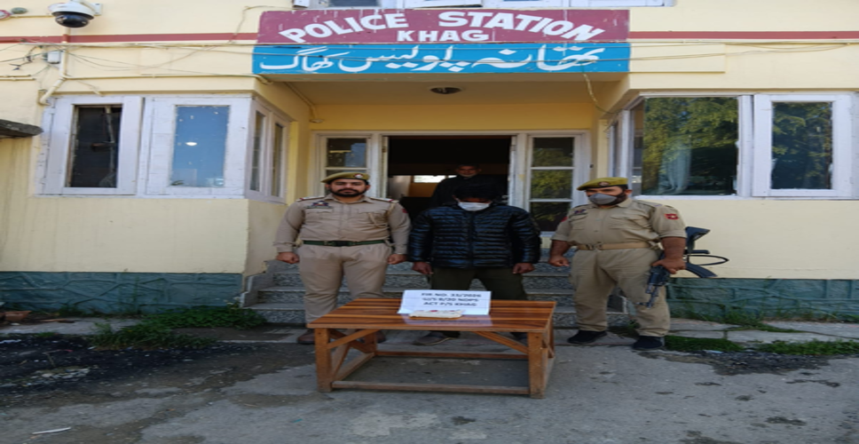 जम्मू-कश्मीर में नशे के खिलाफ पुलिस की बड़ी कार्रवाई, ड्रग पेडलर गिरफ्तार