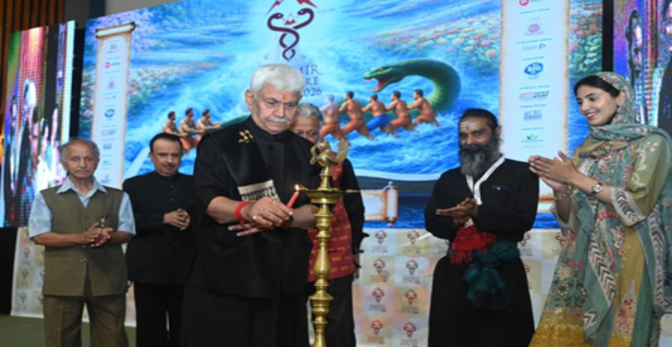 मनोज सिन्हा ने श्रीनगर में किया 'कश्मीर साहित्य महोत्सव' का उद्घाटन, सकारात्मक विमर्श पर जोर