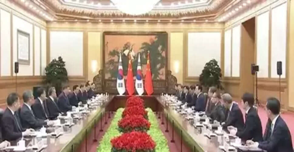 शी चिनफिंग ने दक्षिण कोरिया के राष्ट्रपति ली जे-म्योंग के साथ वार्ता की