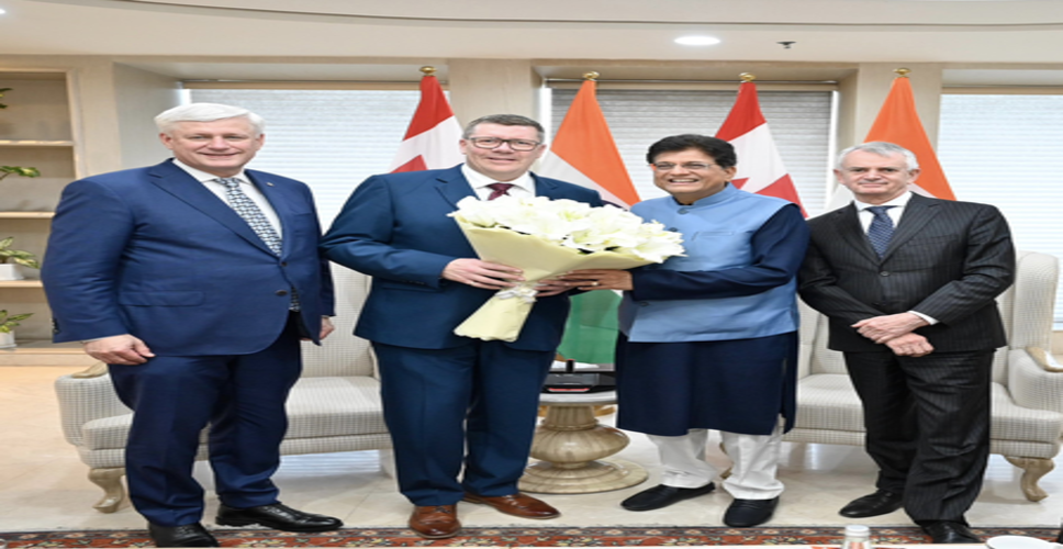 पीयूष गोयल ने कनाडा के पूर्व प्रधानमंत्री स्टीफन हार्पर से मुलाकात की, आर्थिक साझेदारी को मजबूत करने पर हुई चर्चा