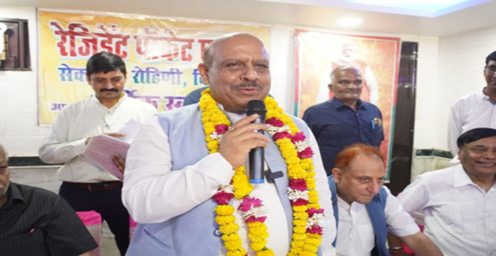 दिल्ली विधानसभा अध्यक्ष ने रोहिणी में अवसंरचना परियोजनाओं का शुभारंभ किया