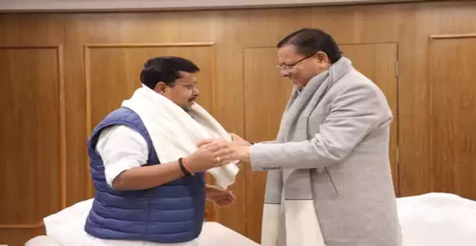 सीएम पुष्कर सिंह धामी ने नितिन नबीन से की मुलाकात, नए दायित्व के लिए दी बधाई