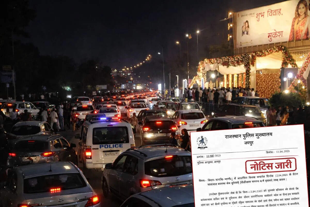 कांग्रेस विधायक के विवाह समारोह में VIP काफिलों से सीकर रोड पर लगा लंबा जाम