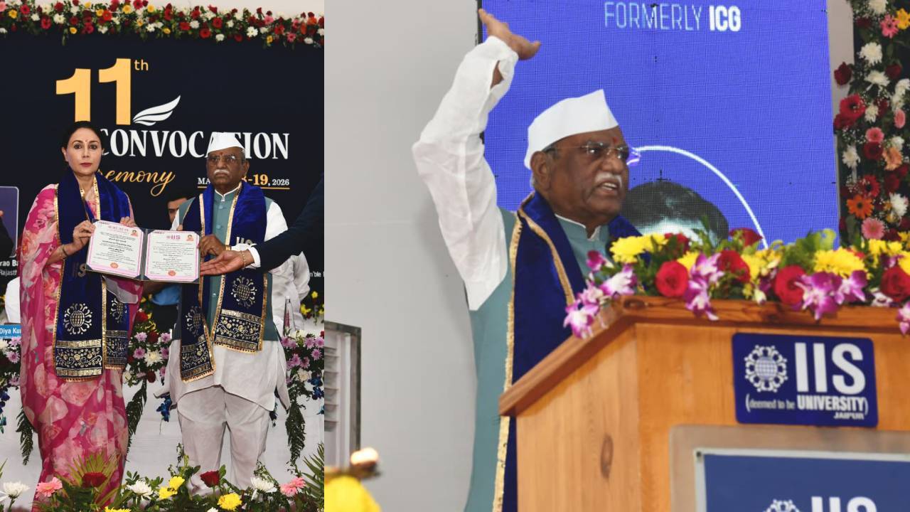 उप मुख्यमंत्री दिया कुमारी को डी.लिट् मानद उपाधि, फुटेज में जानें सामाजिक सेवा के लिए मिला सम्मान