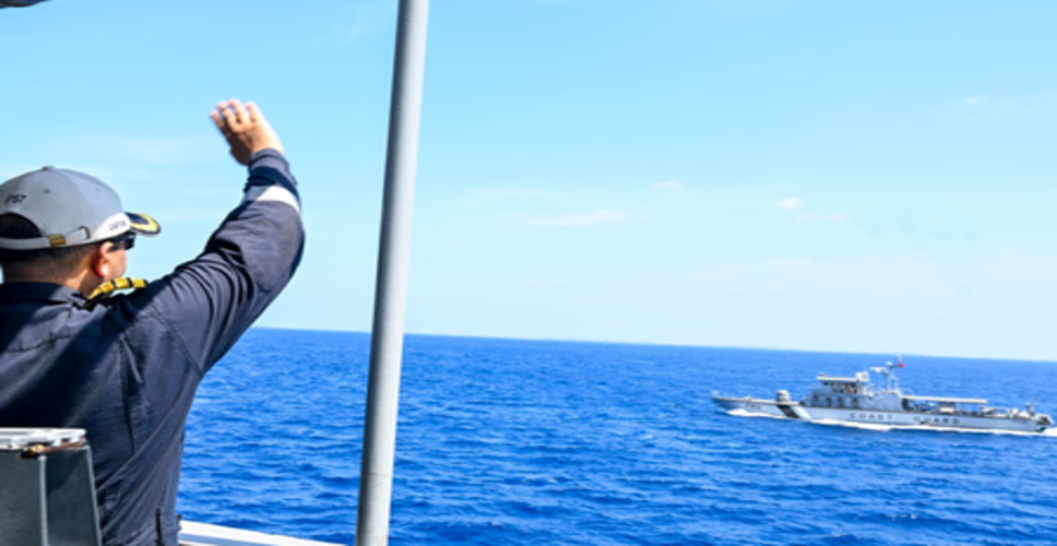 आईएनएस &lsquo;सुनयना&rsquo; व मालदीव के &lsquo;गाजी&rsquo; ने किया समुद्री सैन्य अभ्यास