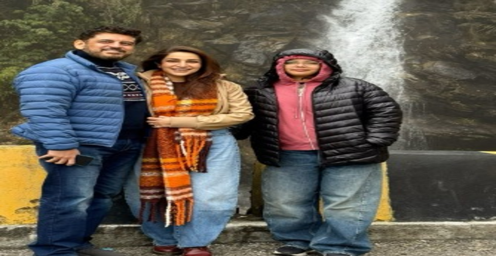 बर्फीले पहाड़ों के बीच 'स्वर्ग' सा अहसास, चांगू झील के दीदार में खोईं टिस्का चोपड़ा