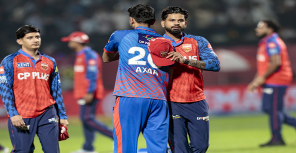 आईपीएल : अंक तालिका में सातवें स्थान पर पहुंची डीसी, हार के बावजूद चौथे नंबर पर बरकरार पीबीकेएस
