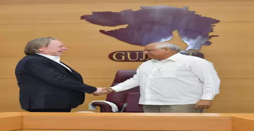 ऑस्ट्रेलिया के हाईकमिश्नर फिलिप ग्रीन की सीएम भूपेंद्र पटेल से मुलाकात, ओलंपिक पर चर्चा