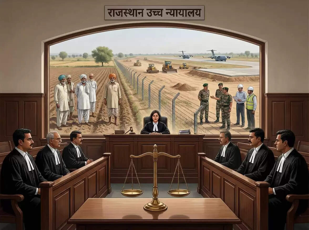 भारत-पाक सीमा पर एयरबेस निर्माण का रास्ता साफ, फुटेज में जानें राजस्थान हाईकोर्ट ने खारिज की किसानों की याचिका