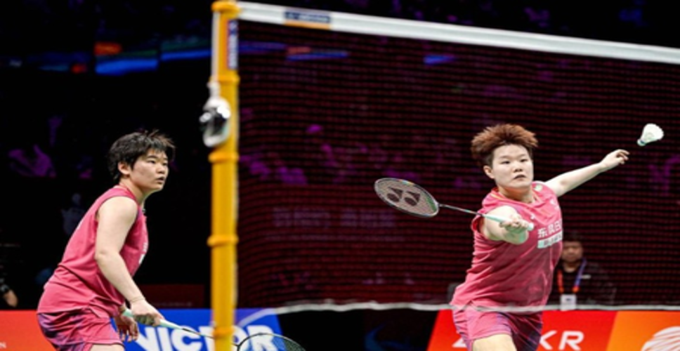 एशियाई बैंडमिंटन चैंपियनशिपः चीन ने महिला डबल में स्वर्ण पदक सुनिश्चित किया