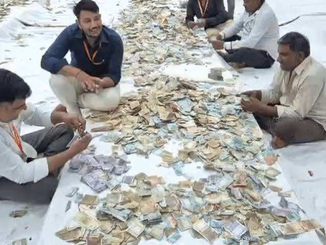 सांवलियाजी मंदिर के भंडार में फिर बरसी धनवर्षा, फुटेज में देंखे तीसरे राउंड में निकले 5.58 करोड़; अब तक 20.63 करोड़ की गिनती