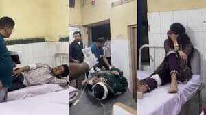 जयपुर में डीजे पर नाच रहे लोगों में घुसी बेकाबू कार, वीडियो में देंखे भात समारोह में आए 16 रिश्तेदार घायल