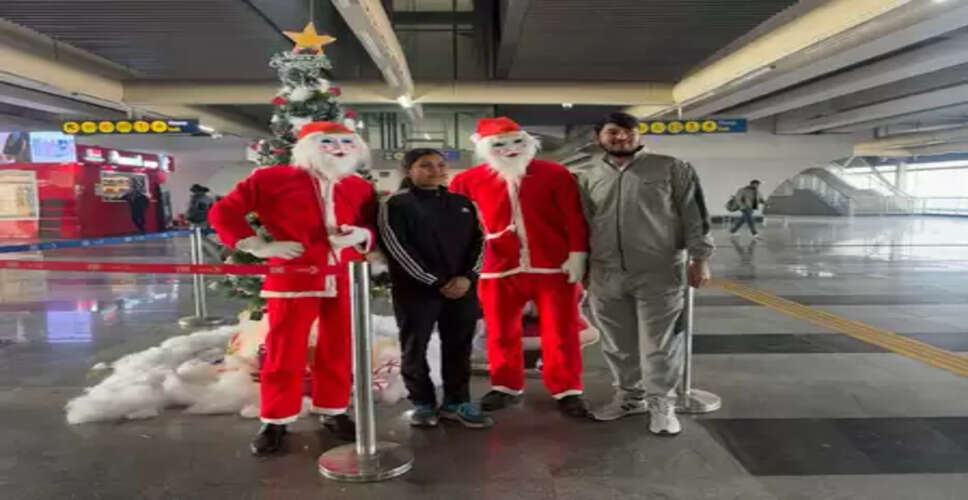 नमो भारत के साथ &lsquo;ग्रीन क्रिसमस&rsquo;, सांता ने पर्यावरण संरक्षण का दिया संदेश