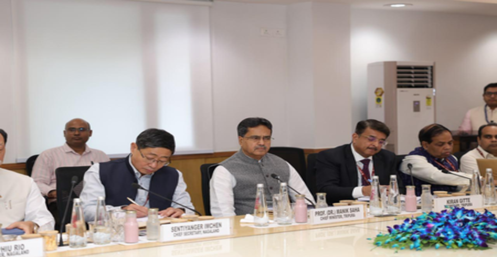 नीति आयोग की बैठक में त्रिपुरा का विजन 2047 पेश, सीएम ने कनेक्टिविटी और विकास परियोजनाओं पर मांगा सहयोग