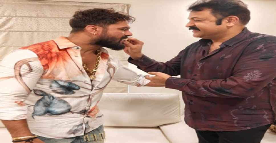 खेसारी लाल यादव ने जी. कृष्णकुमार को एनएफडीसी के अंशकालिक अध्यक्ष बनने की बधाई दी