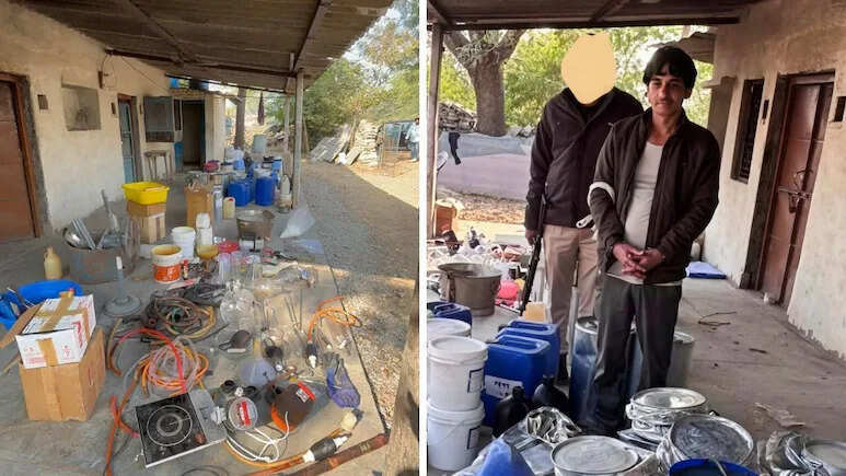 चित्तौड़गढ़ में हाई-टेक ड्रग लैब का भंडाफोड़, नारकोटिक्स टीम ने 200 किलो नशीले रसायन किए बरामद