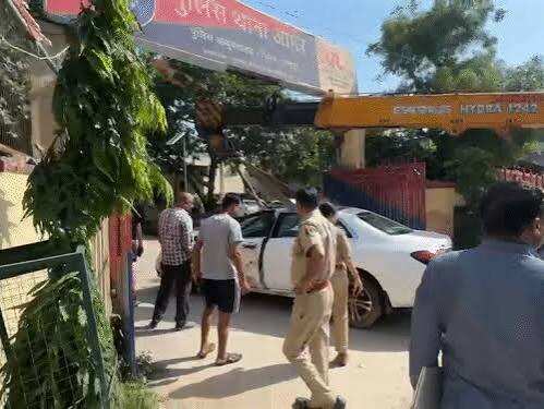 जयपुर सेंट्रल पार्क से CA का पिस्टल-चाकू की नोक पर अपहरण, वीडियो में देंखे हादसे के बाद बदमाश फरार