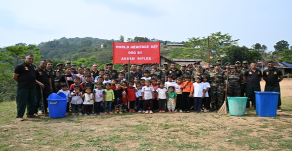 मणिपुर: असम राइफल्स ने ग्रामीणों के साथ मनाया विश्व धरोहर दिवस, विरासत संरक्षण पर जोर